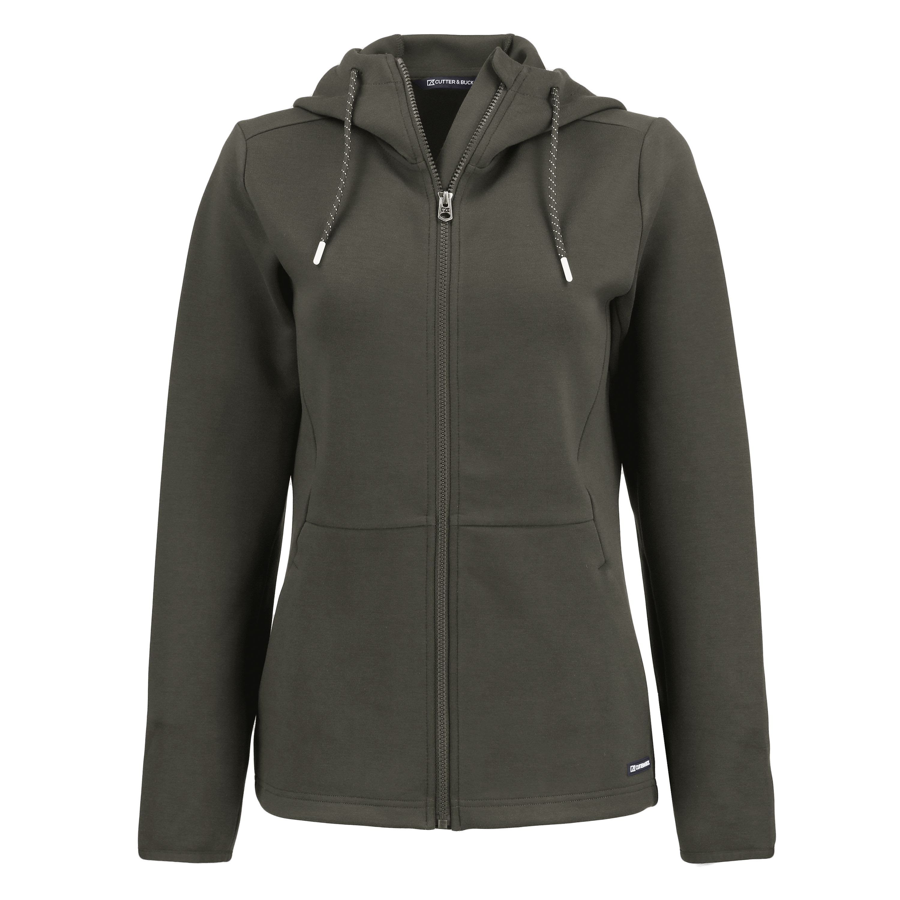 Cutter & Buck Roam Epic Comfort Recycled Womens Full Zip Hooded Jacket