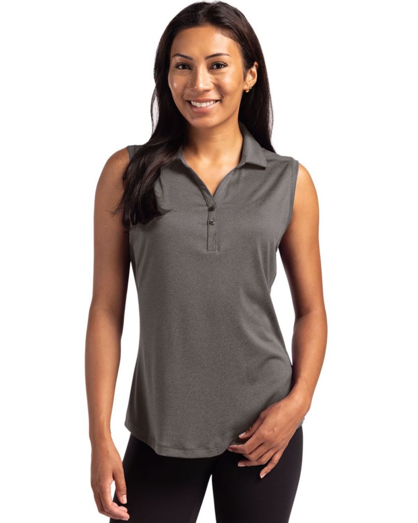 Cutter & Buck Forge Eco Stretch Recycled Womens Sleeveless Polo