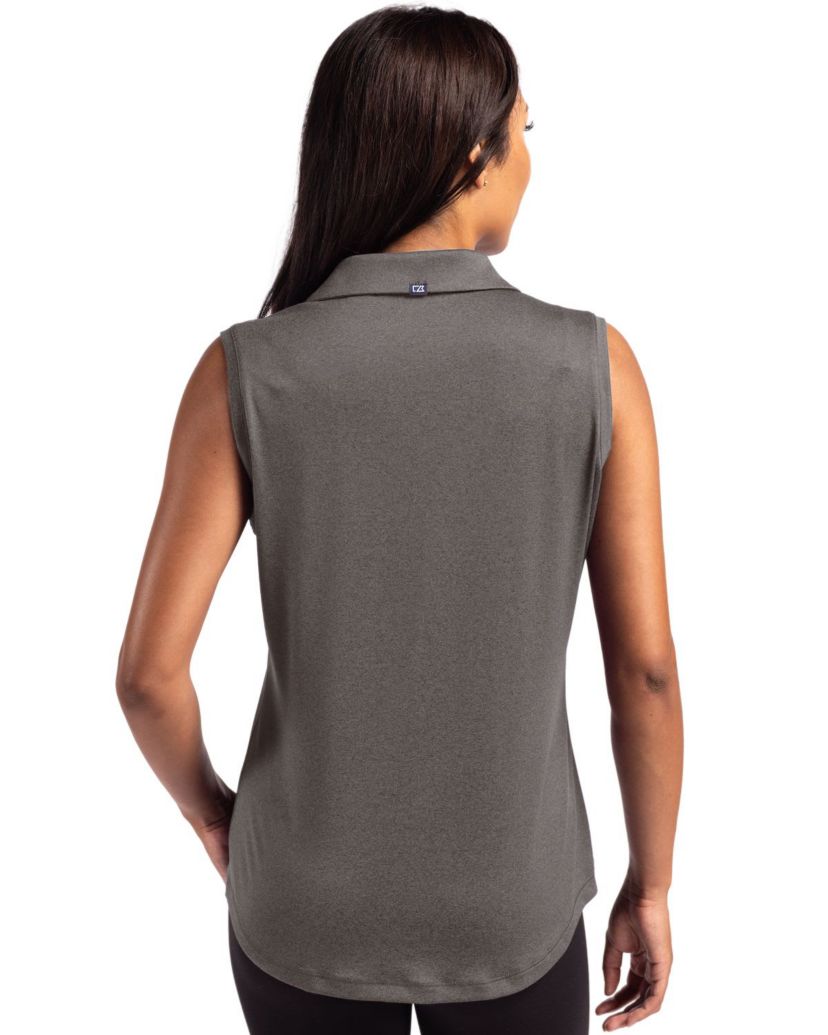 Cutter & Buck Forge Eco Stretch Recycled Womens Sleeveless Polo