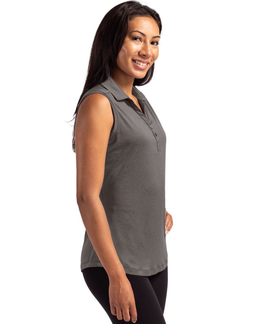 Cutter & Buck Forge Eco Stretch Recycled Womens Sleeveless Polo