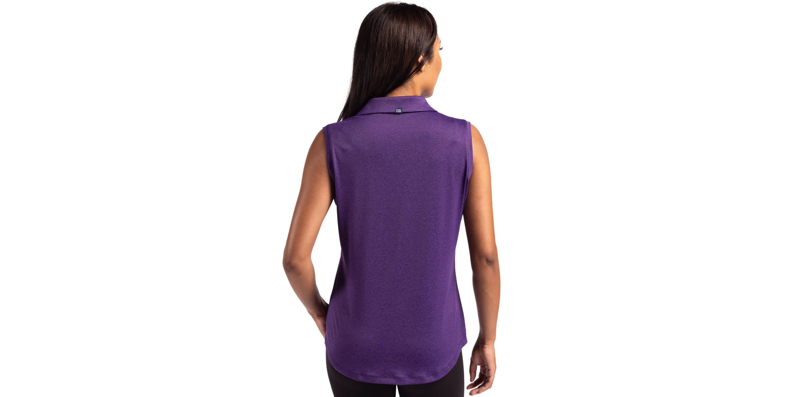 Cutter & Buck Forge Eco Stretch Recycled Womens Sleeveless Polo