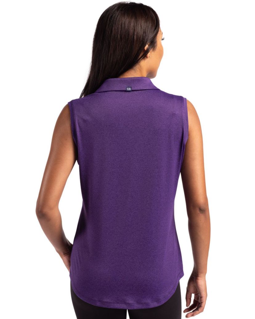 Cutter & Buck Forge Eco Stretch Recycled Womens Sleeveless Polo