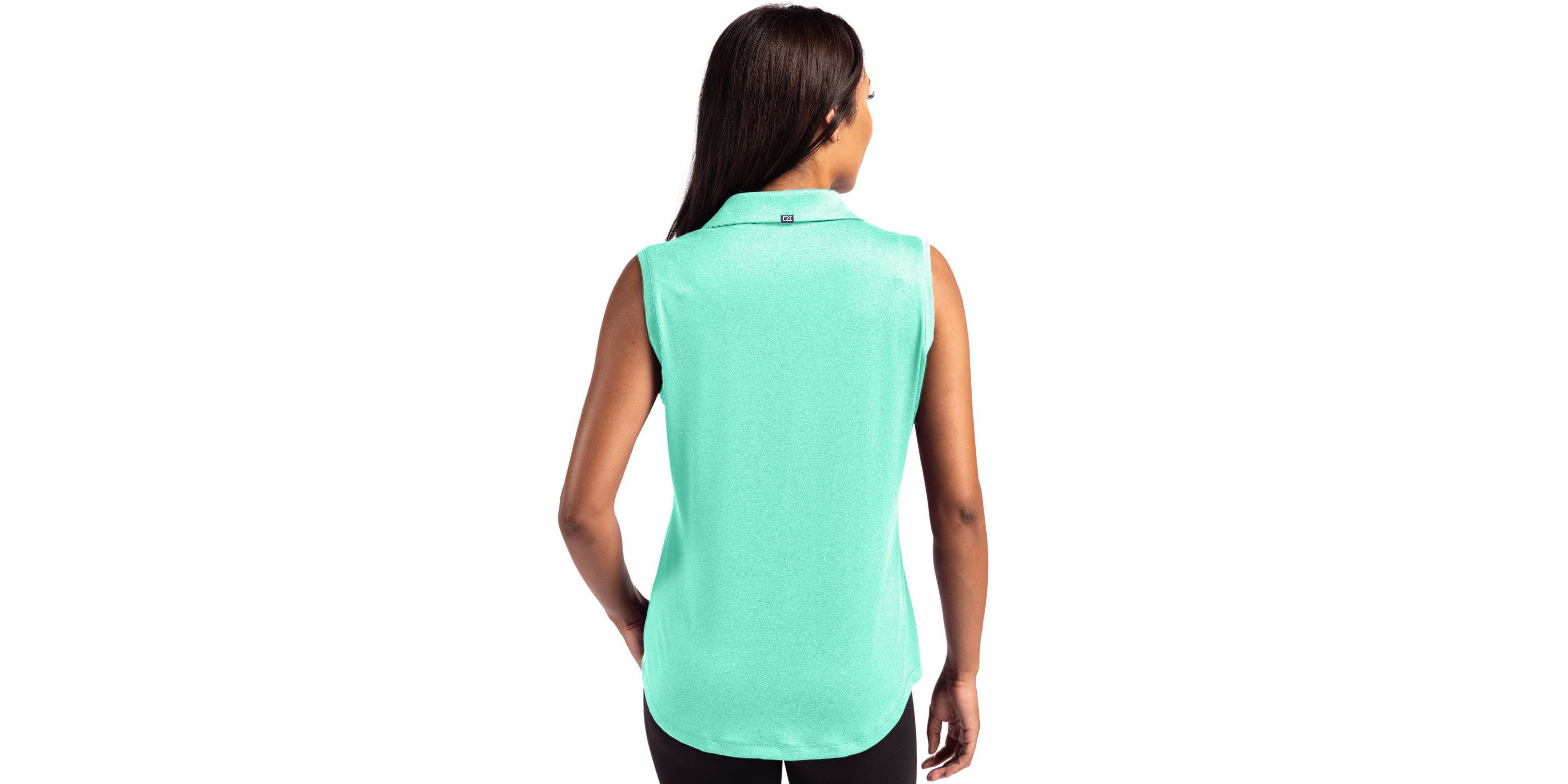 Cutter & Buck Forge Eco Stretch Recycled Womens Sleeveless Polo