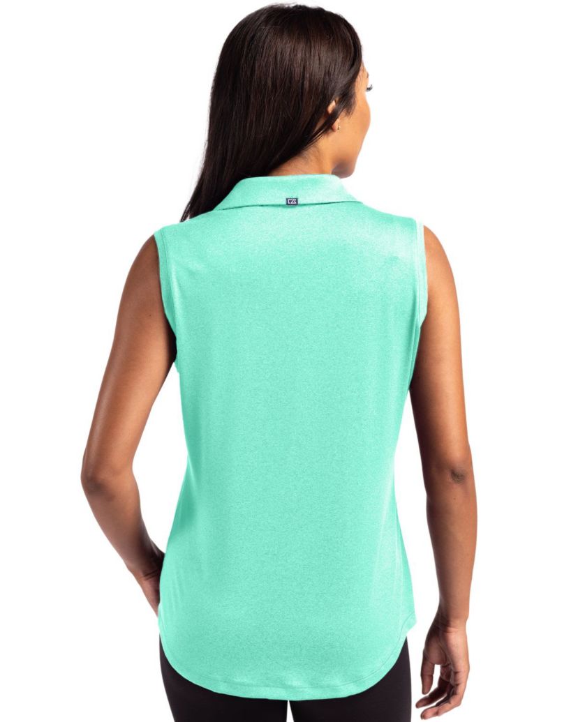 Cutter & Buck Forge Eco Stretch Recycled Womens Sleeveless Polo
