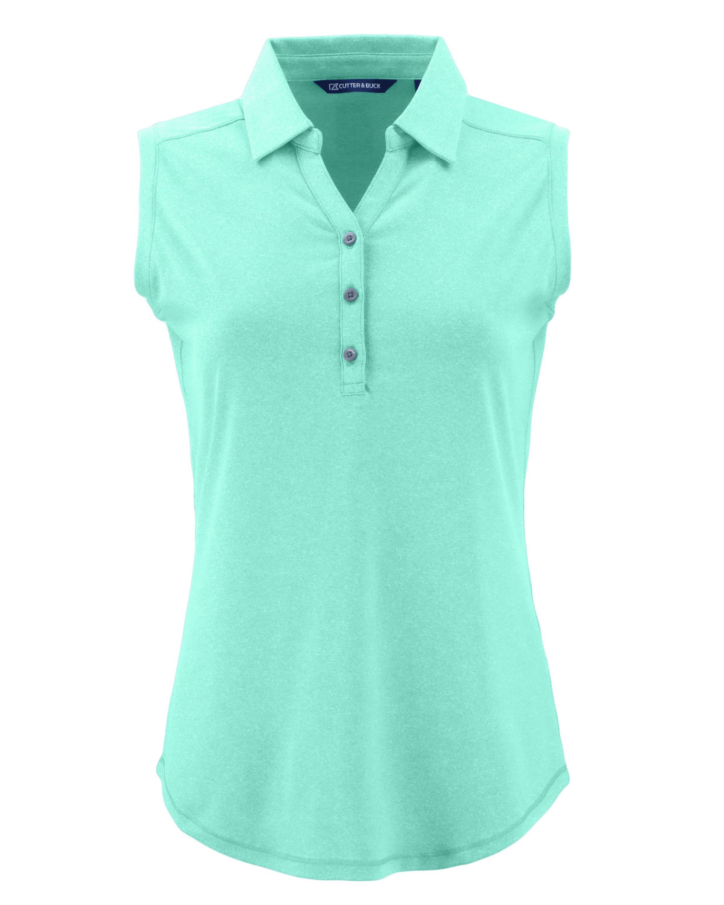 Cutter & Buck Forge Eco Stretch Recycled Womens Sleeveless Polo