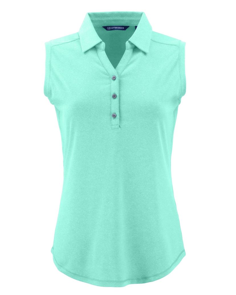 Cutter & Buck Forge Eco Stretch Recycled Womens Sleeveless Polo
