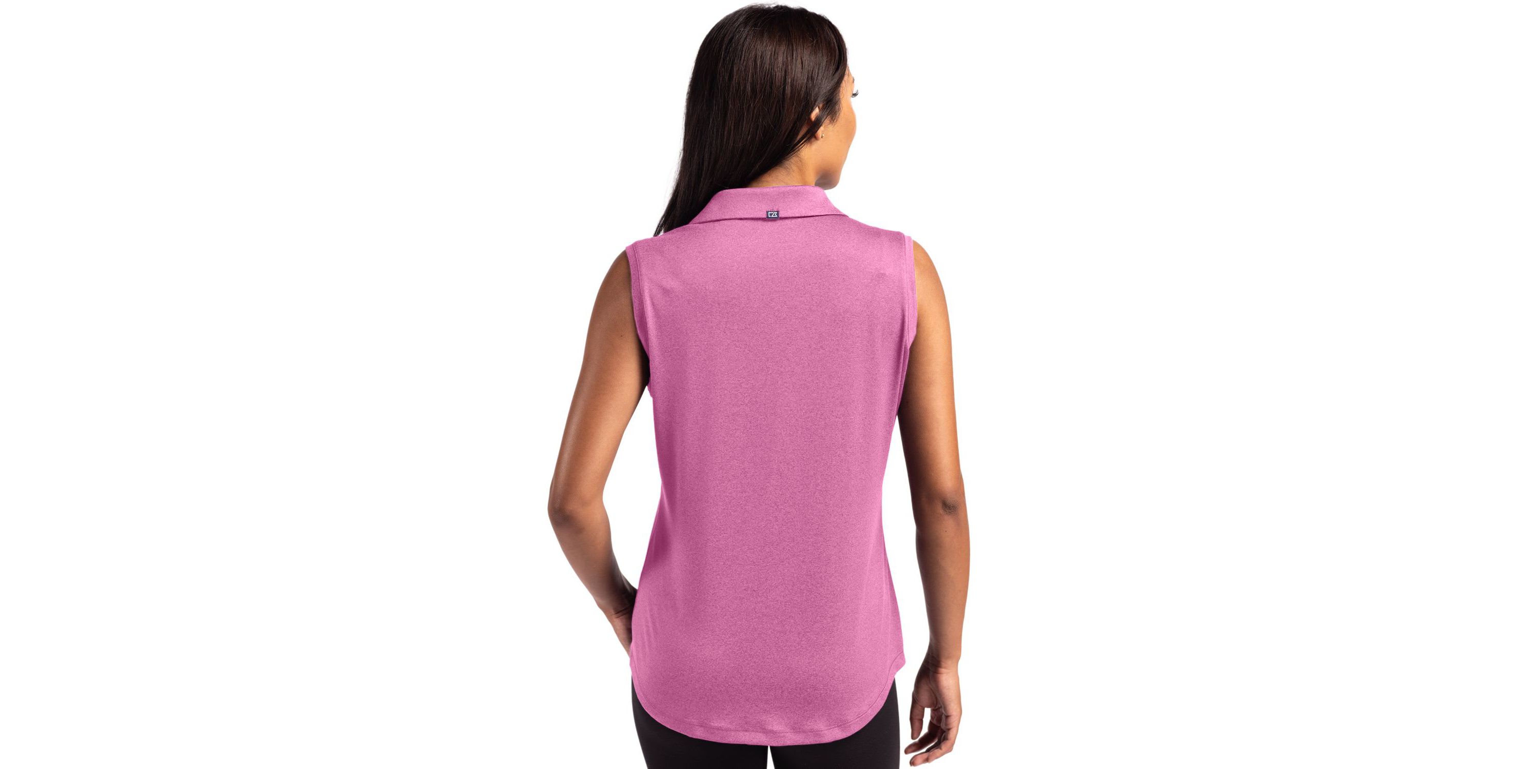 Cutter & Buck Forge Eco Stretch Recycled Womens Sleeveless Polo