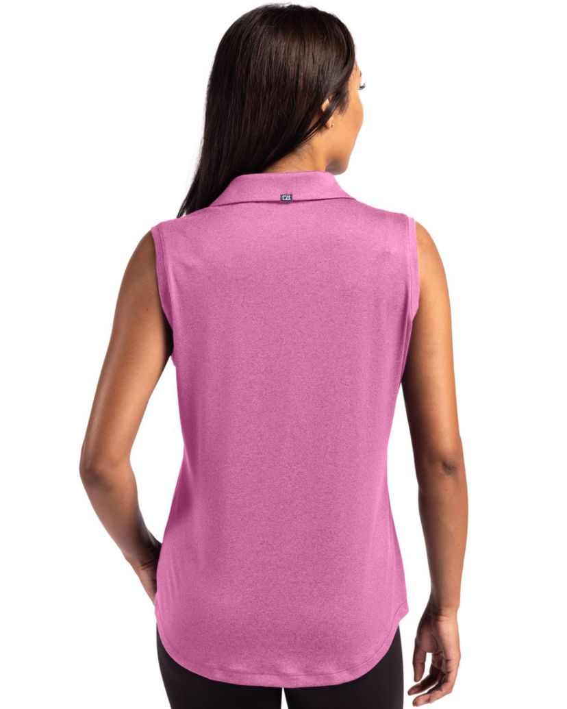 Cutter & Buck Forge Eco Stretch Recycled Womens Sleeveless Polo
