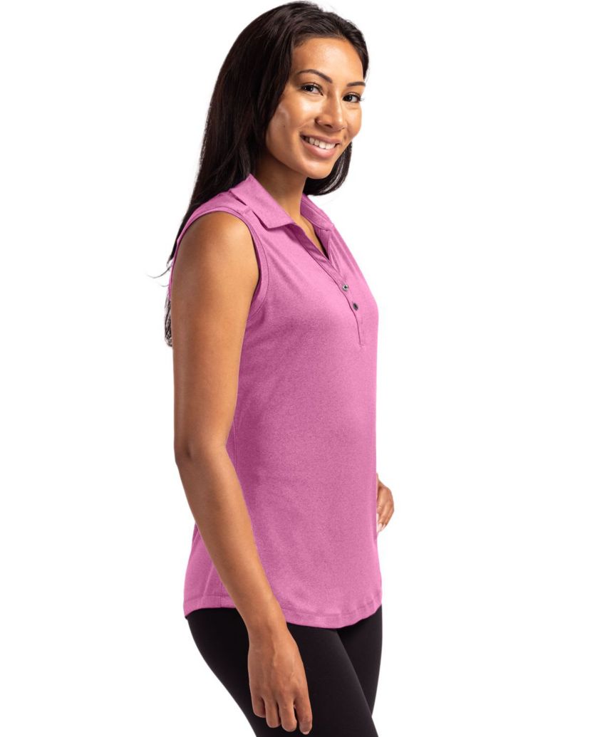 Cutter & Buck Forge Eco Stretch Recycled Womens Sleeveless Polo