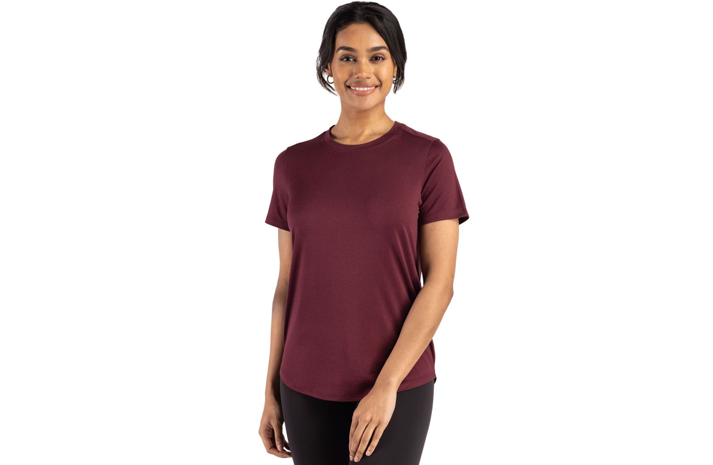 Cutter & Buck Coastline Epic Comfort Recycled Womens Short Sleeve Tee