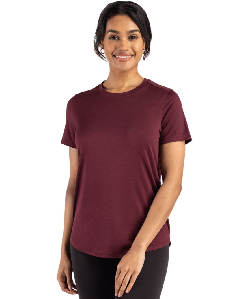 Cutter & Buck Coastline Epic Comfort Recycled Womens Short Sleeve Tee