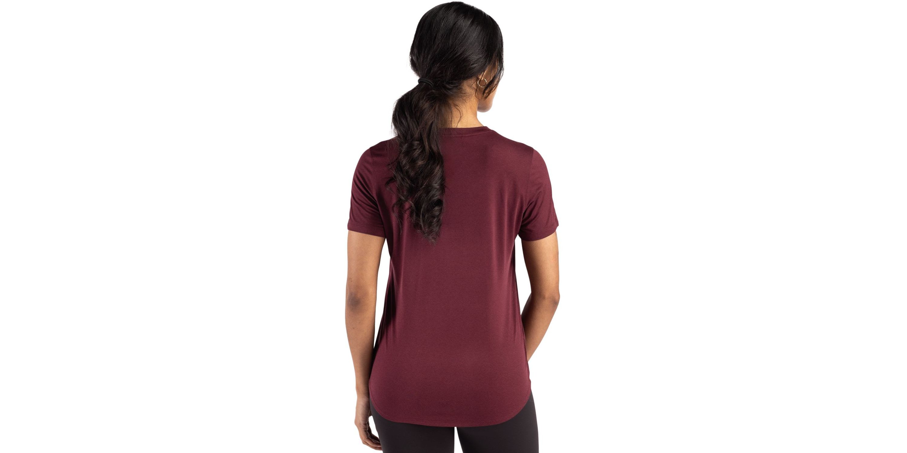 Cutter & Buck Coastline Epic Comfort Recycled Womens Short Sleeve Tee