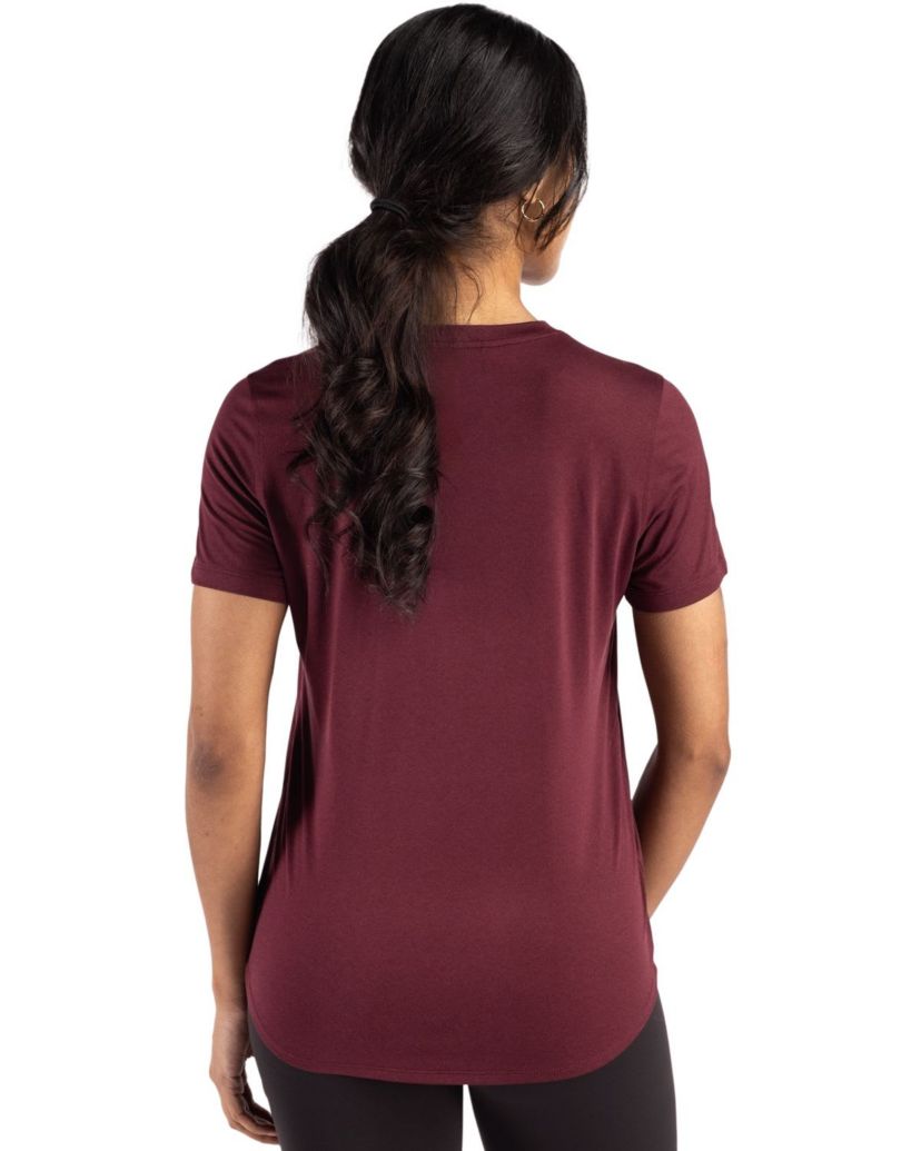 Cutter & Buck Coastline Epic Comfort Recycled Womens Short Sleeve Tee