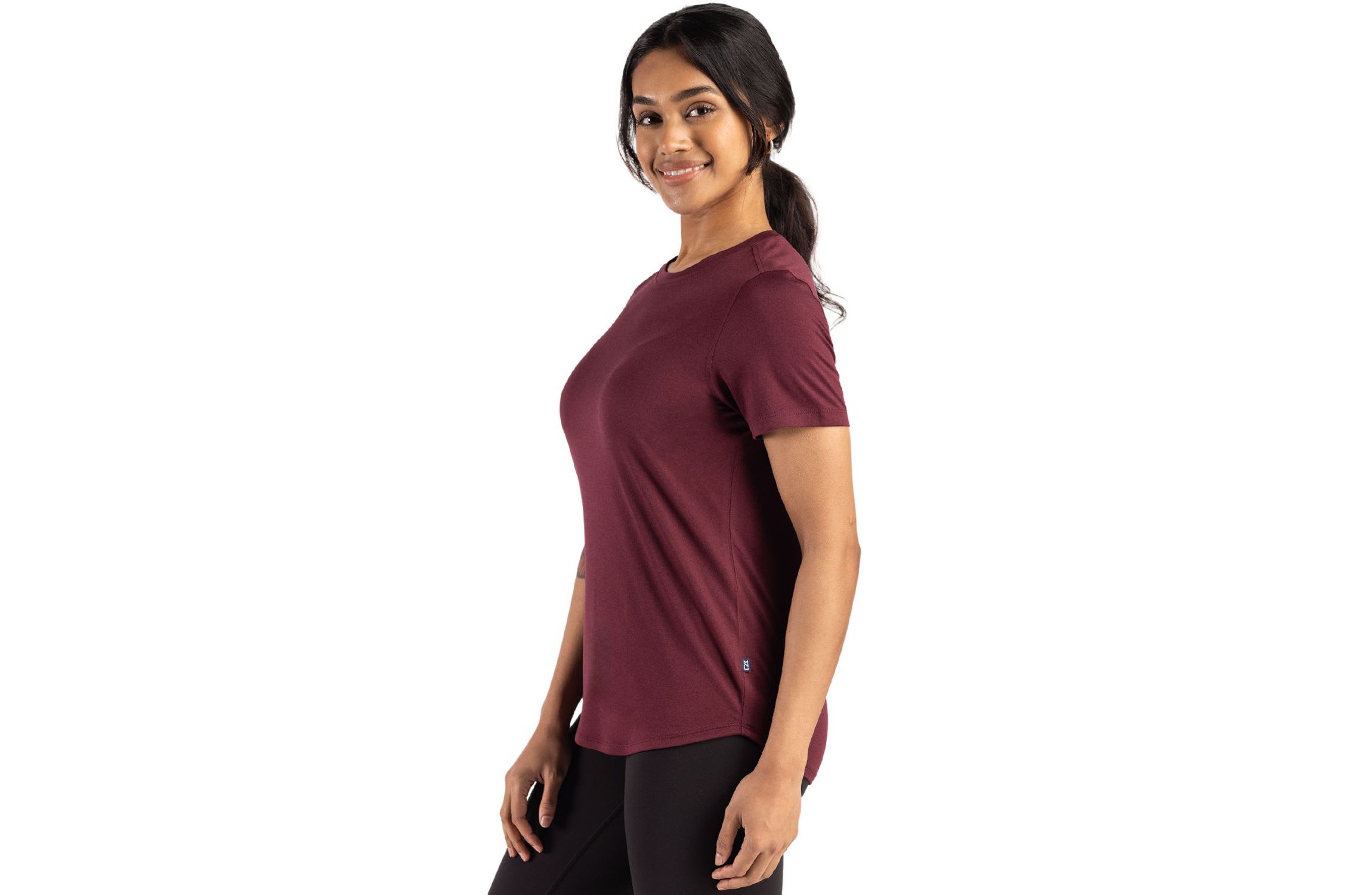 Cutter & Buck Coastline Epic Comfort Recycled Womens Short Sleeve Tee