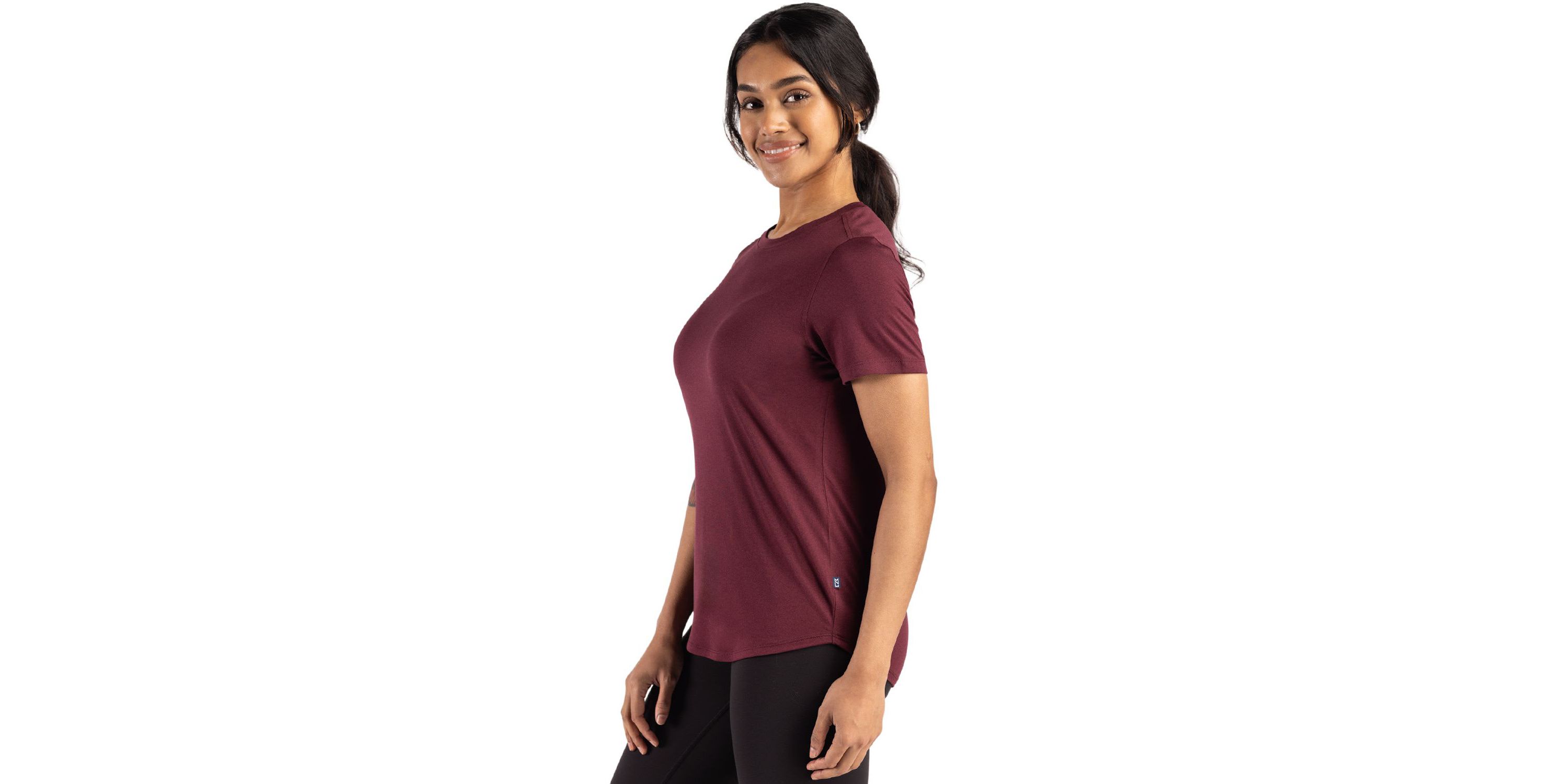 Cutter & Buck Coastline Epic Comfort Recycled Womens Short Sleeve Tee