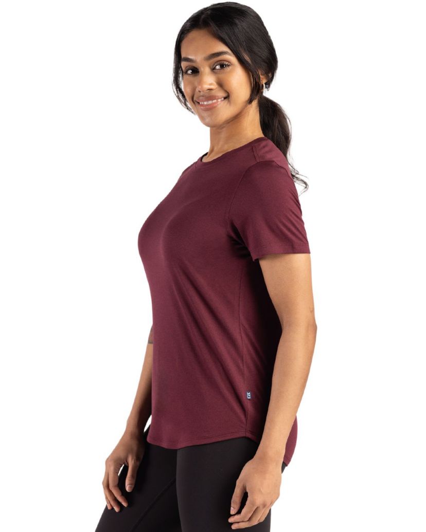 Cutter & Buck Coastline Epic Comfort Recycled Womens Short Sleeve Tee