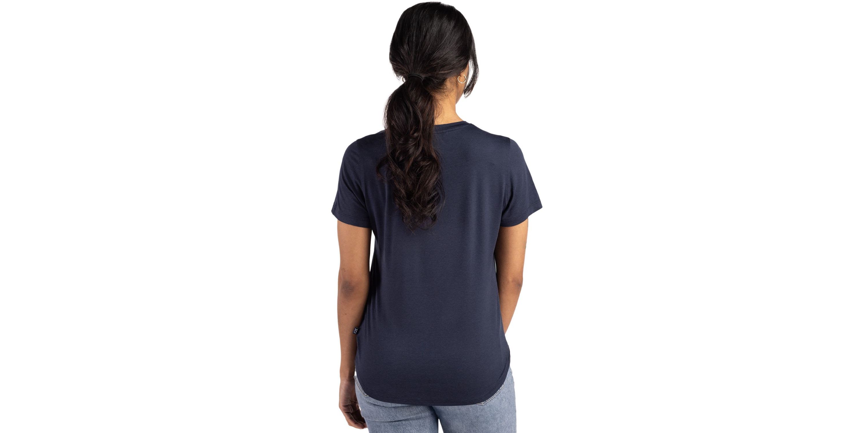 Cutter & Buck Coastline Epic Comfort Recycled Womens Short Sleeve Tee