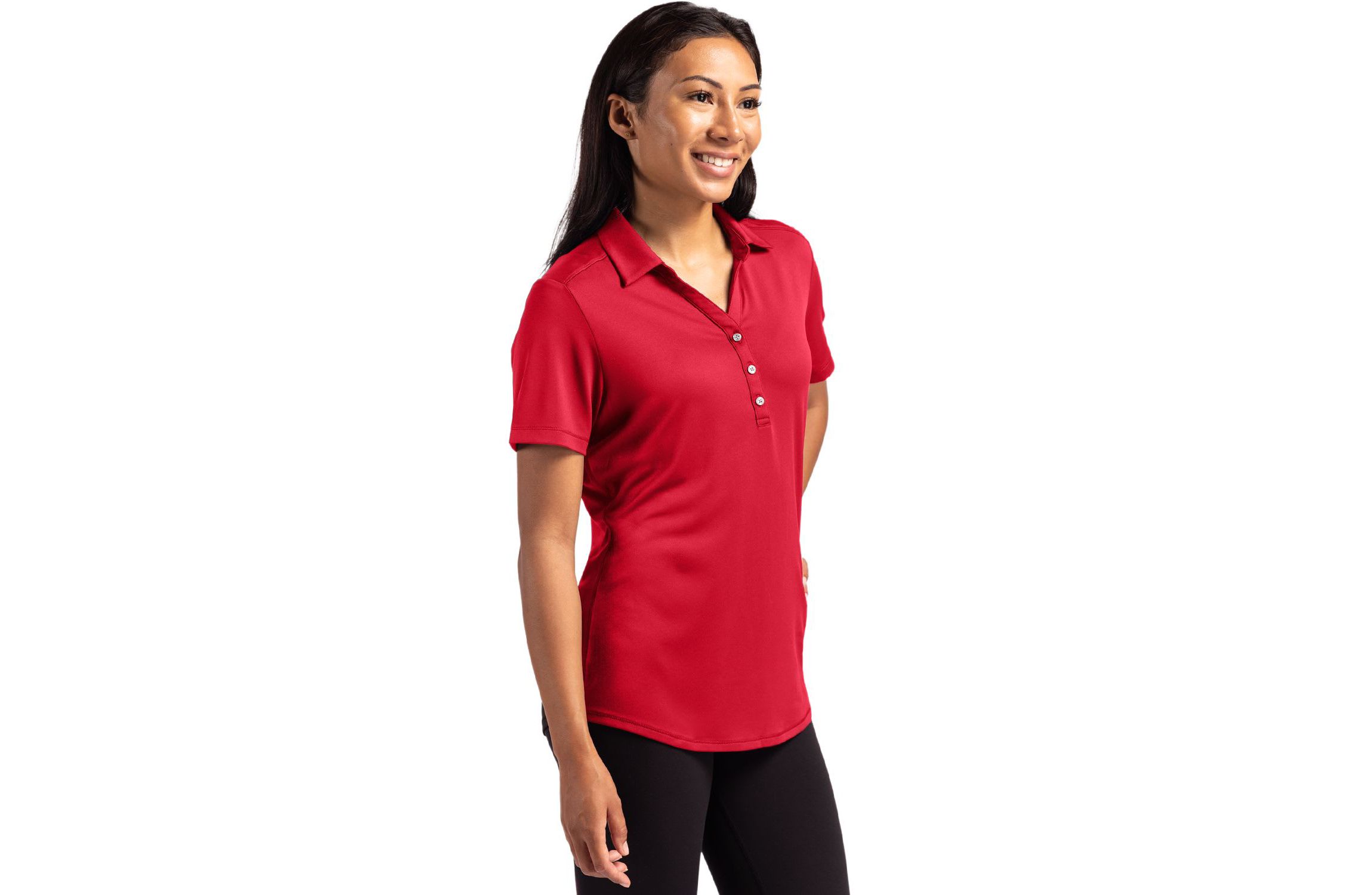 Cutter & Buck Forge Eco Stretch Recycled Womens Short Sleeve Polo