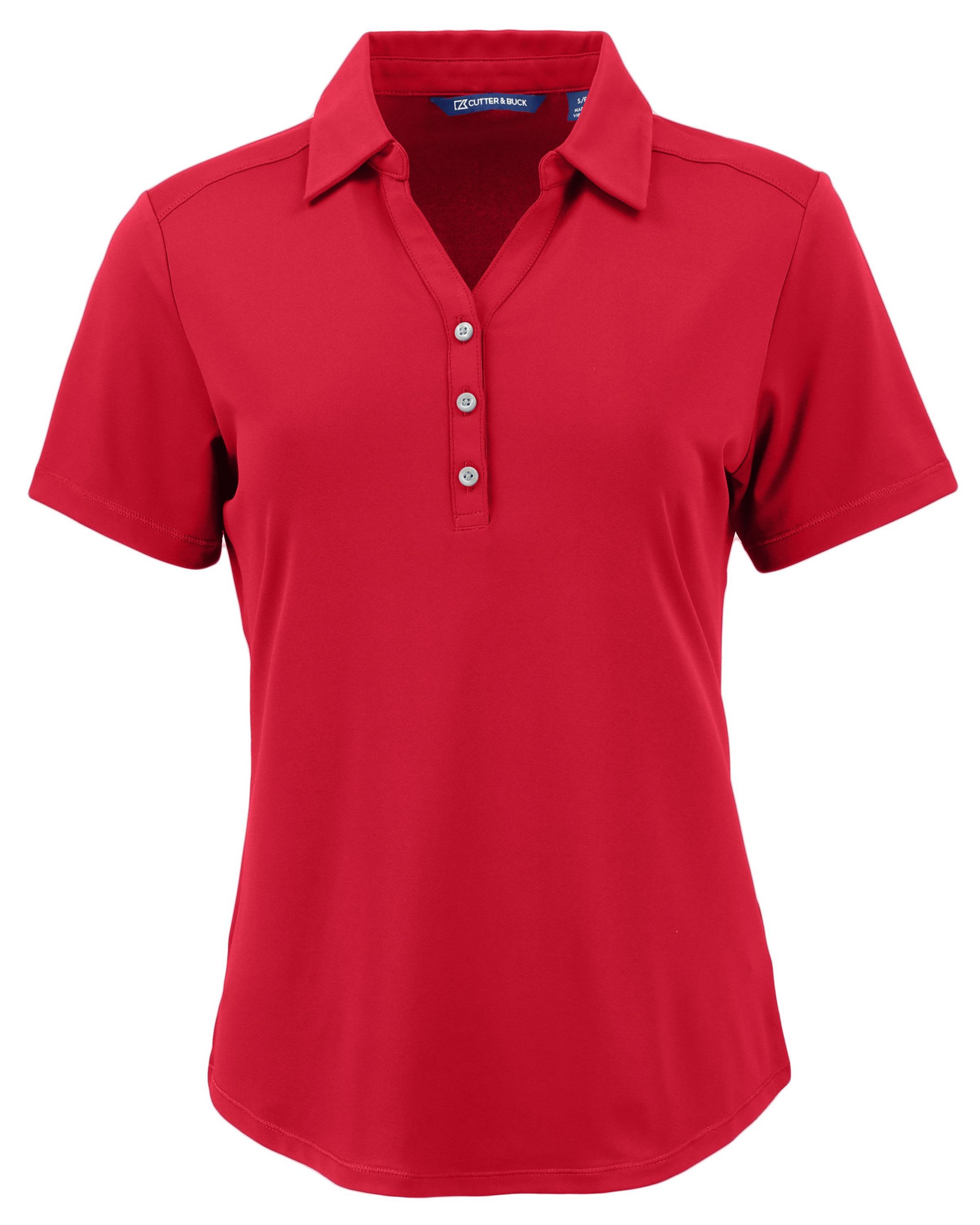 Cutter & Buck Forge Eco Stretch Recycled Womens Short Sleeve Polo