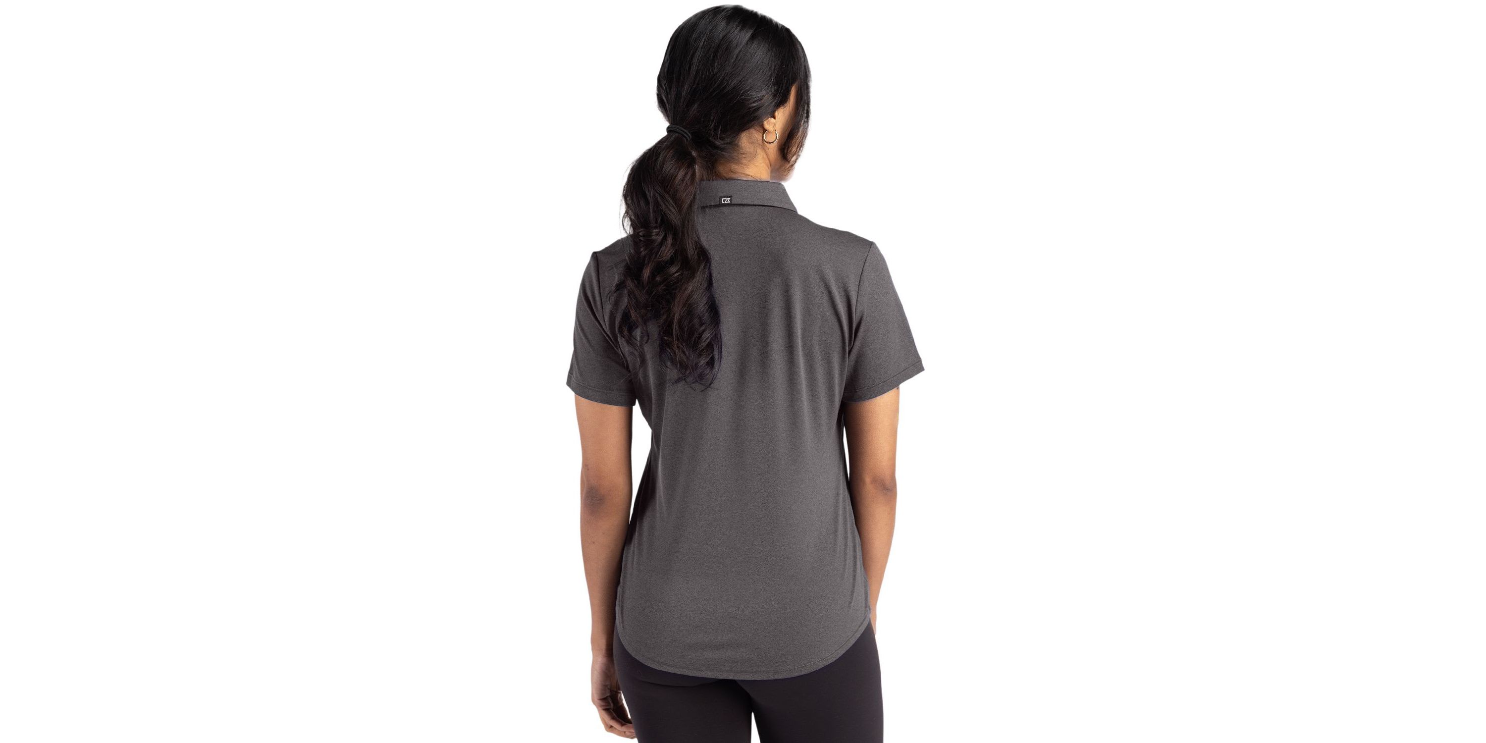 Cutter & Buck Forge Eco Stretch Recycled Womens Short Sleeve Polo