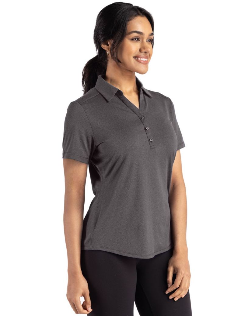 Cutter & Buck Forge Eco Stretch Recycled Womens Short Sleeve Polo