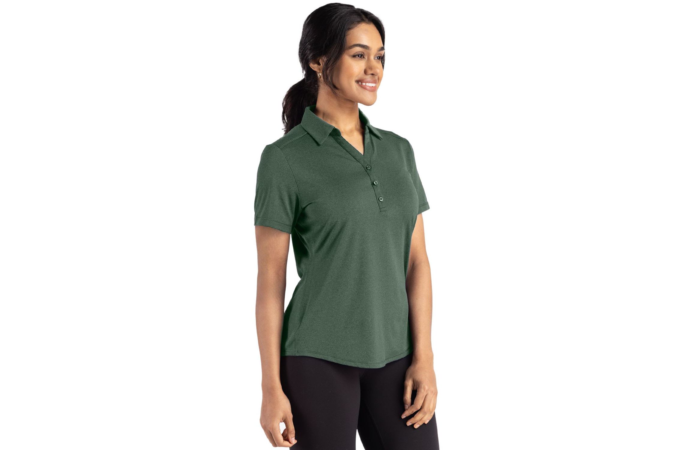 Cutter & Buck Forge Eco Stretch Recycled Womens Short Sleeve Polo