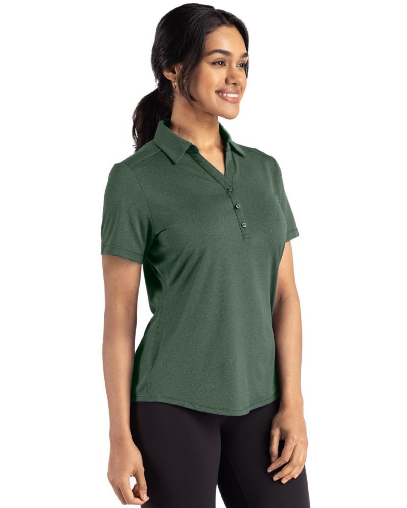 Cutter & Buck Forge Eco Stretch Recycled Womens Short Sleeve Polo