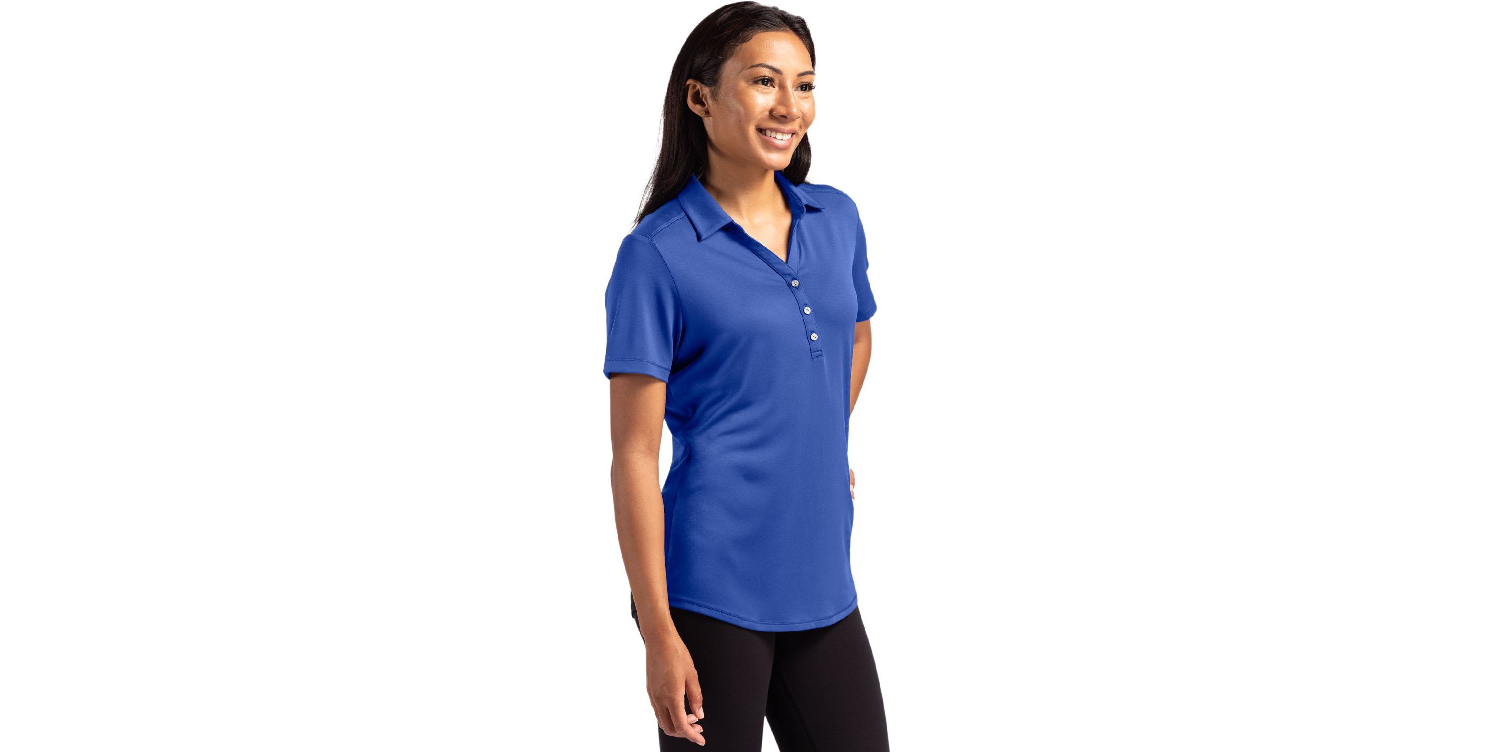 Cutter & Buck Forge Eco Stretch Recycled Womens Short Sleeve Polo