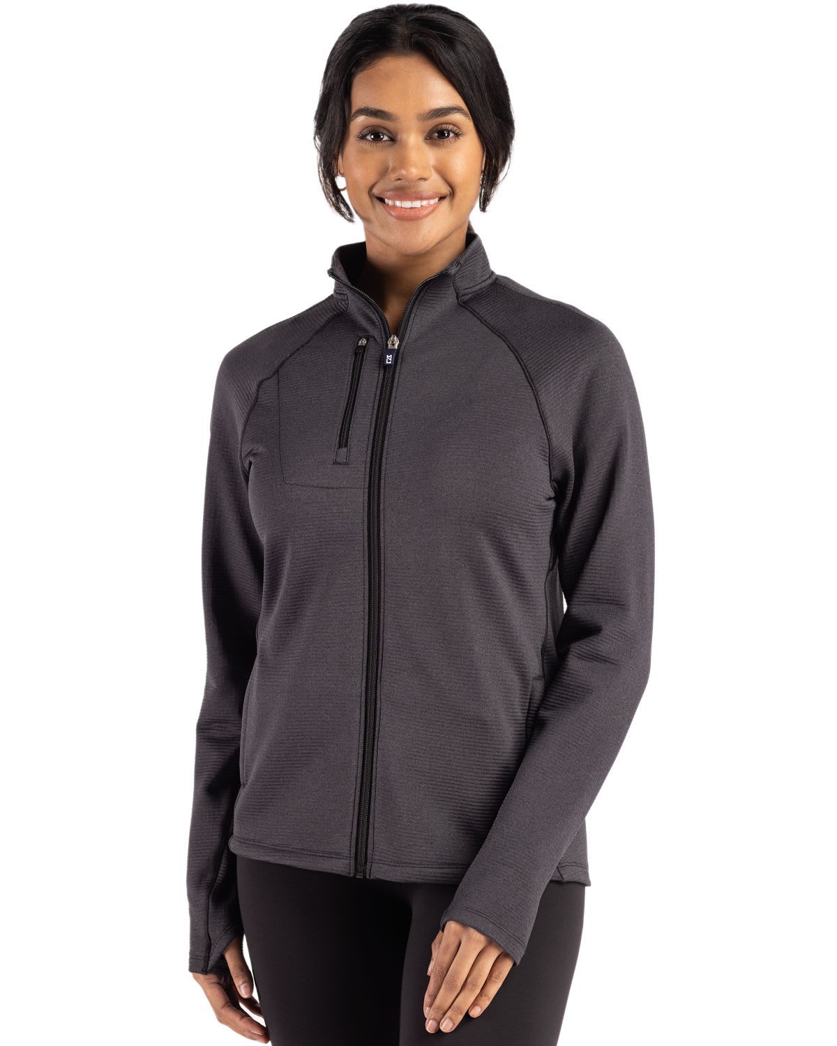 Cutter & Buck Peshastin Fleece Recycled Womens Full Zip Jacket
