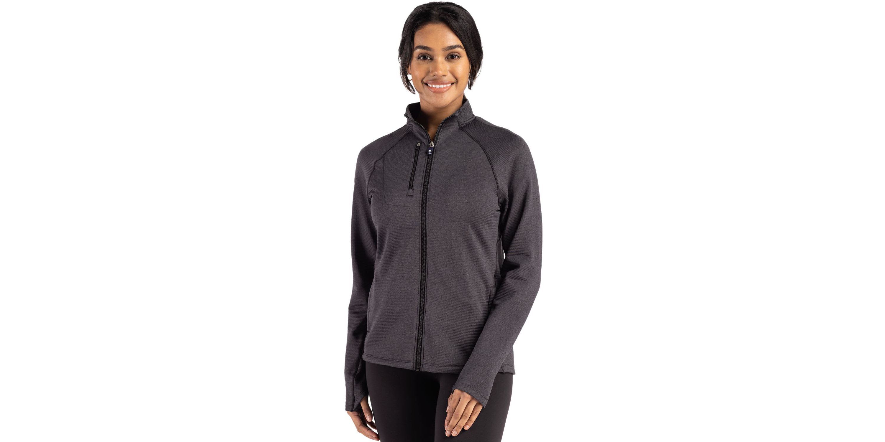 Cutter & Buck Peshastin Fleece Recycled Womens Full Zip Jacket