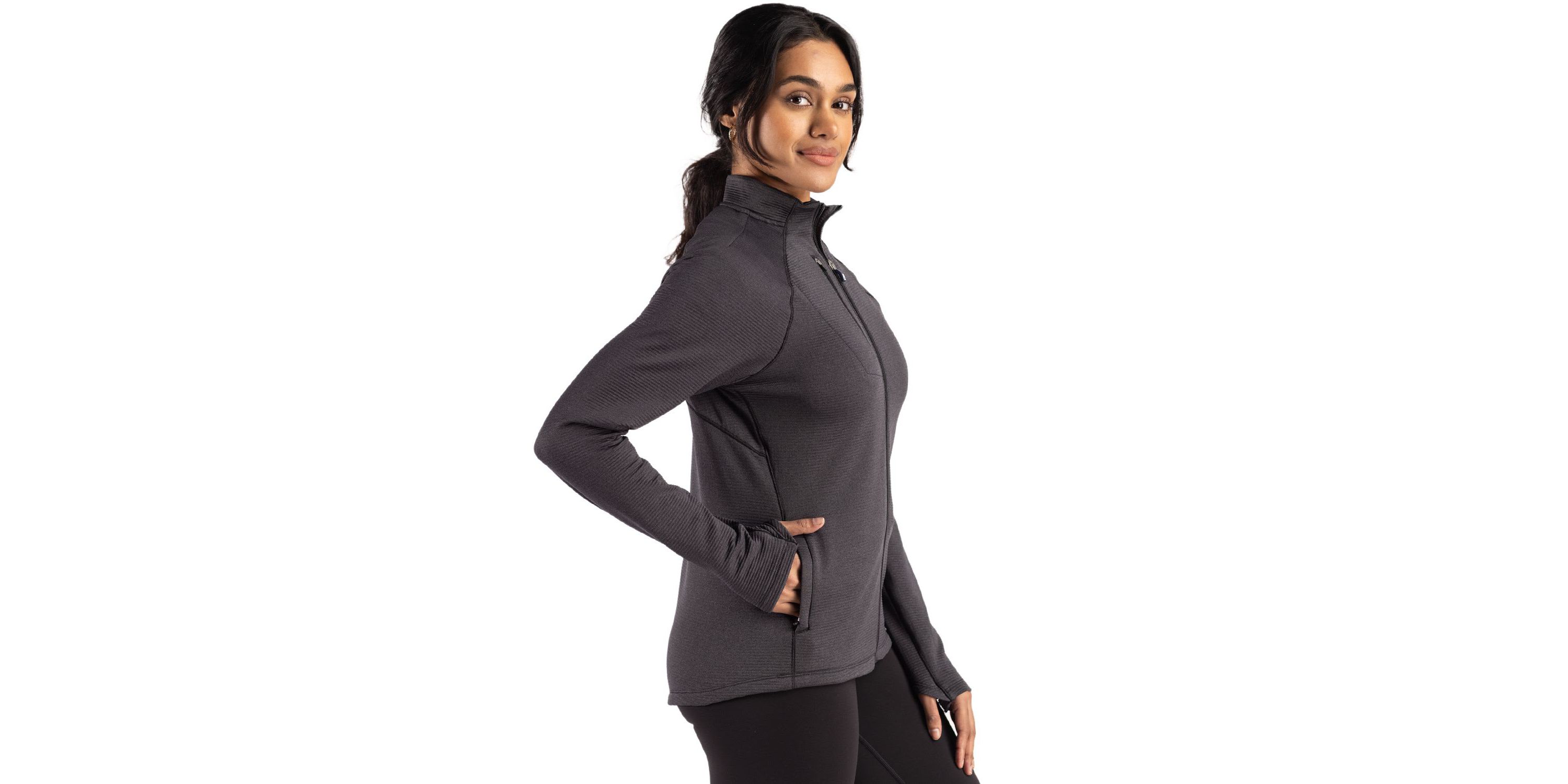 Cutter & Buck Peshastin Fleece Recycled Womens Full Zip Jacket
