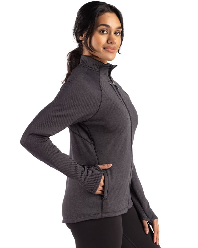 Cutter & Buck Peshastin Fleece Recycled Womens Full Zip Jacket