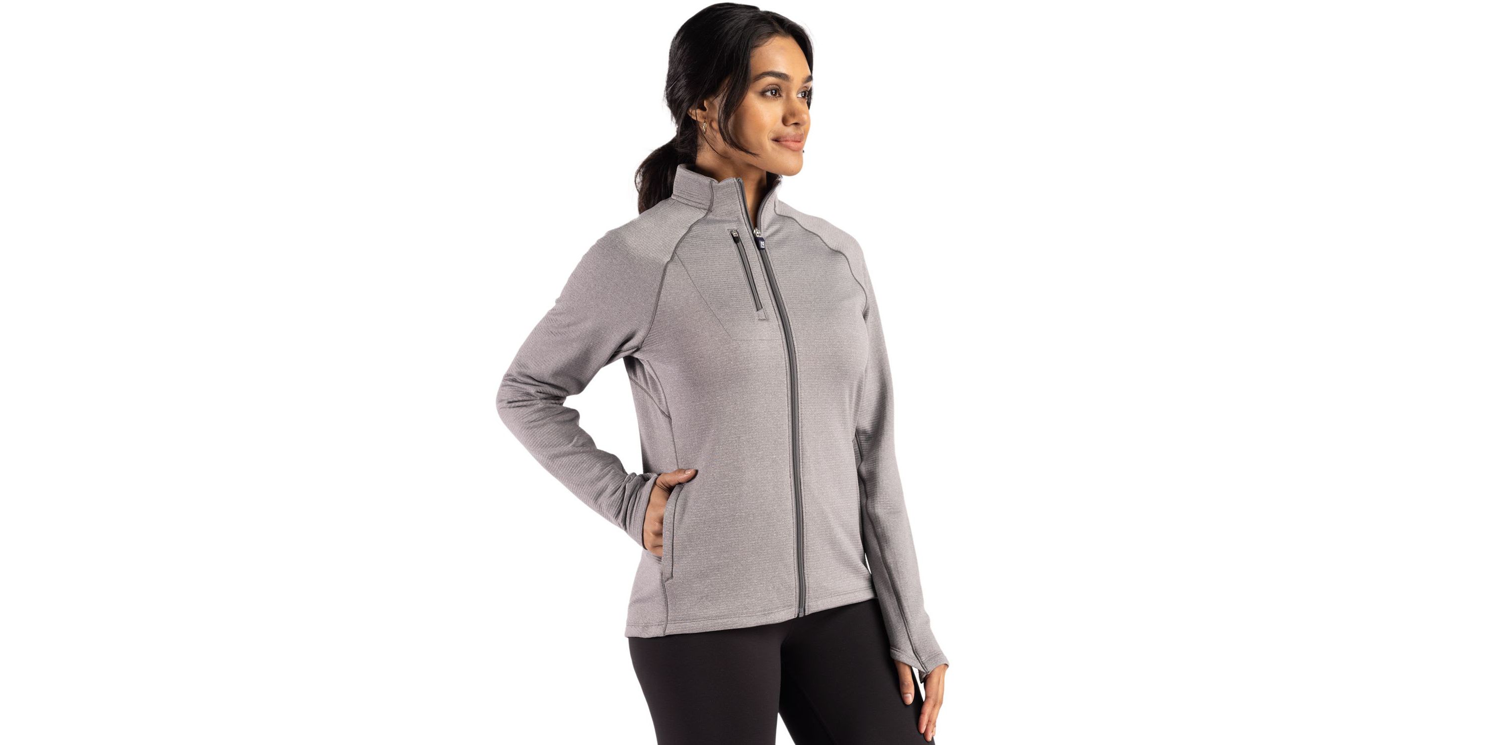 Cutter & Buck Peshastin Fleece Recycled Womens Full Zip Jacket