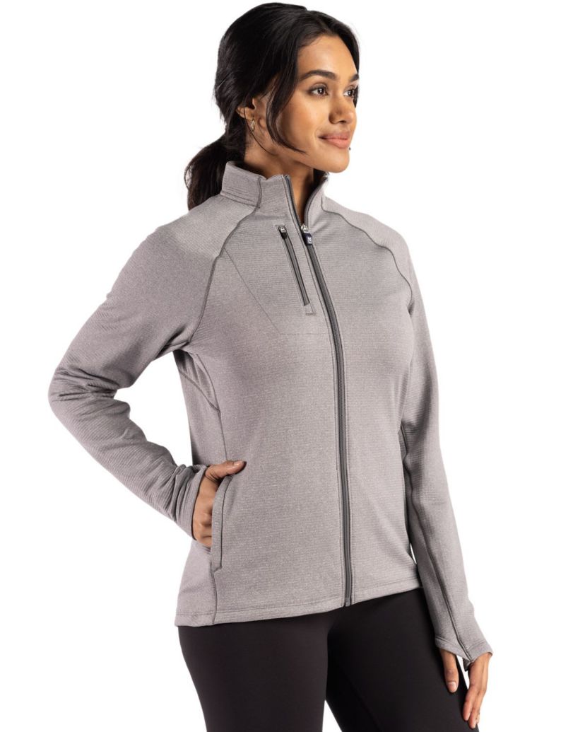 Cutter & Buck Peshastin Fleece Recycled Womens Full Zip Jacket