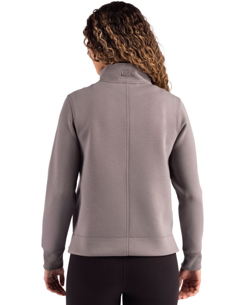Cutter & Buck Roam Epic Versatility Recycled Womens Quarter Zip Pullover