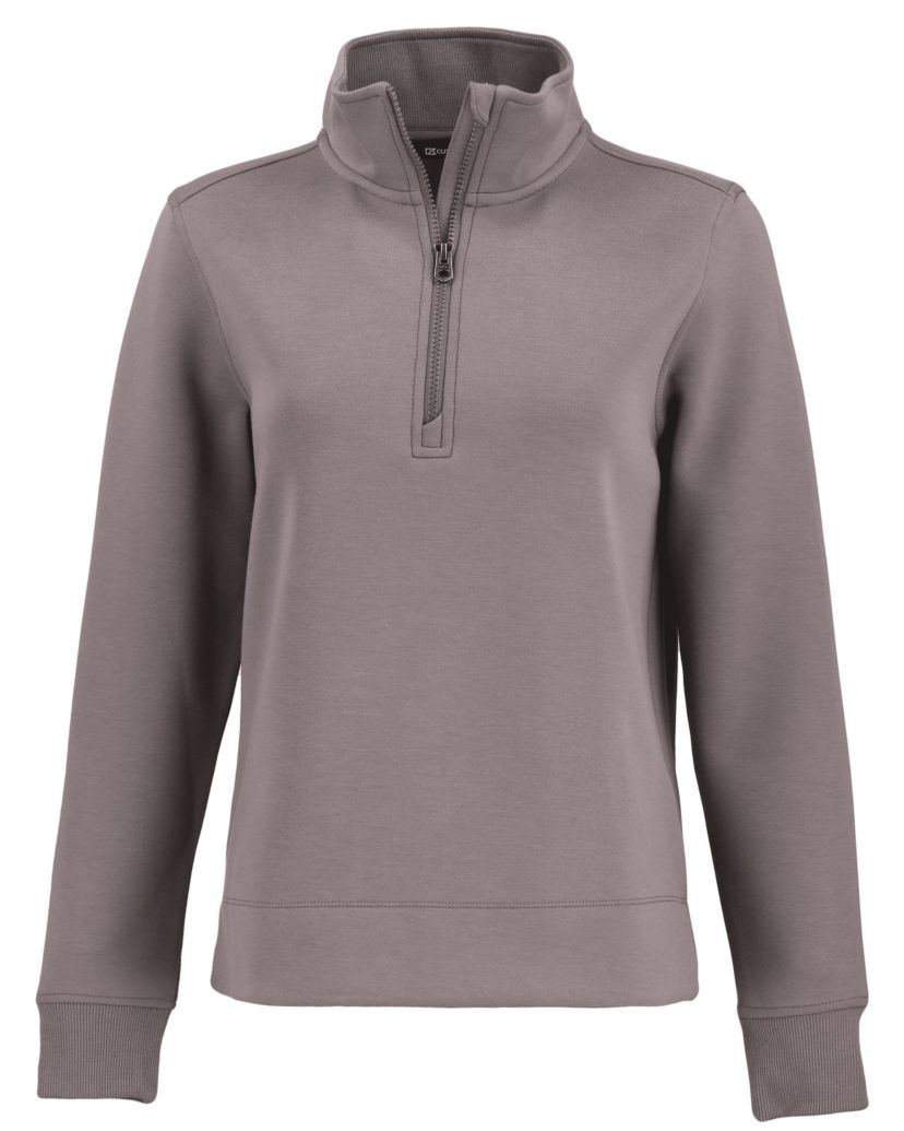 Cutter & Buck Roam Epic Versatility Recycled Womens Quarter Zip Pullover