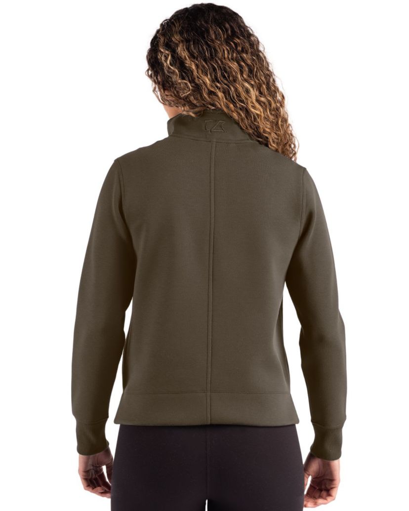Cutter & Buck Roam Epic Versatility Recycled Womens Quarter Zip Pullover