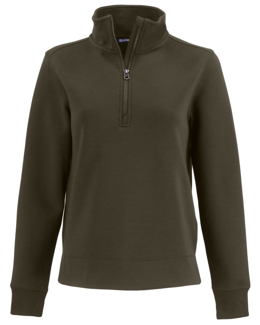 Cutter & Buck Roam Epic Versatility Recycled Womens Quarter Zip Pullover