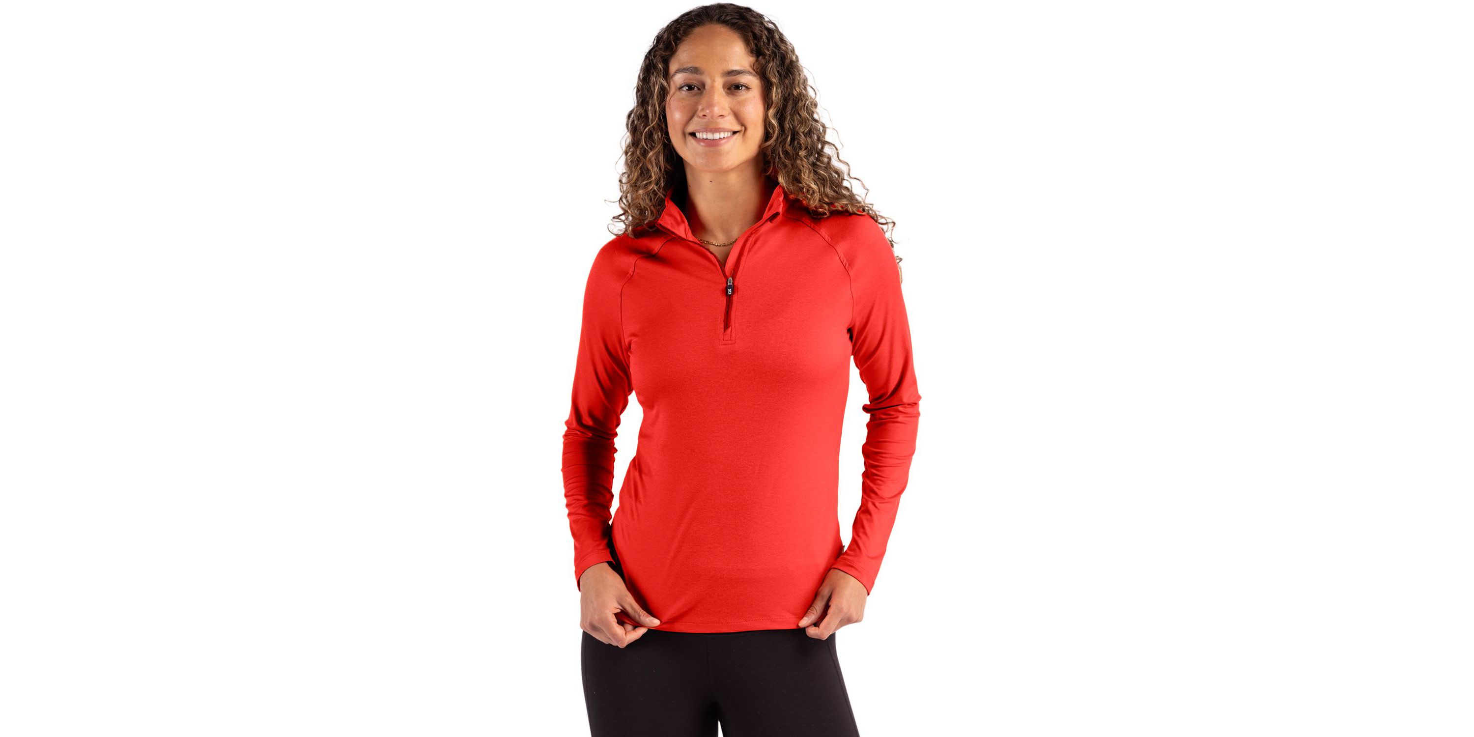 Cutter & Buck Coastline Epic Comfort Recycled Women’s Quarter Zip