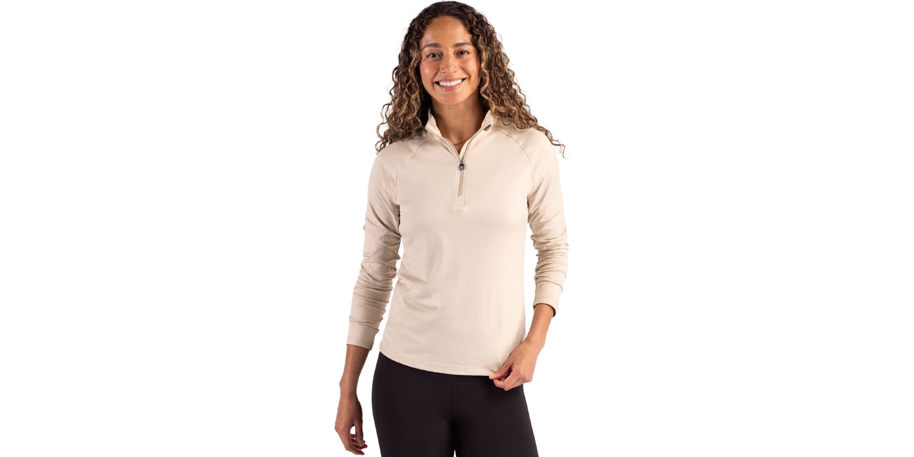 Cutter & Buck Coastline Epic Comfort Recycled Women’s Quarter Zip