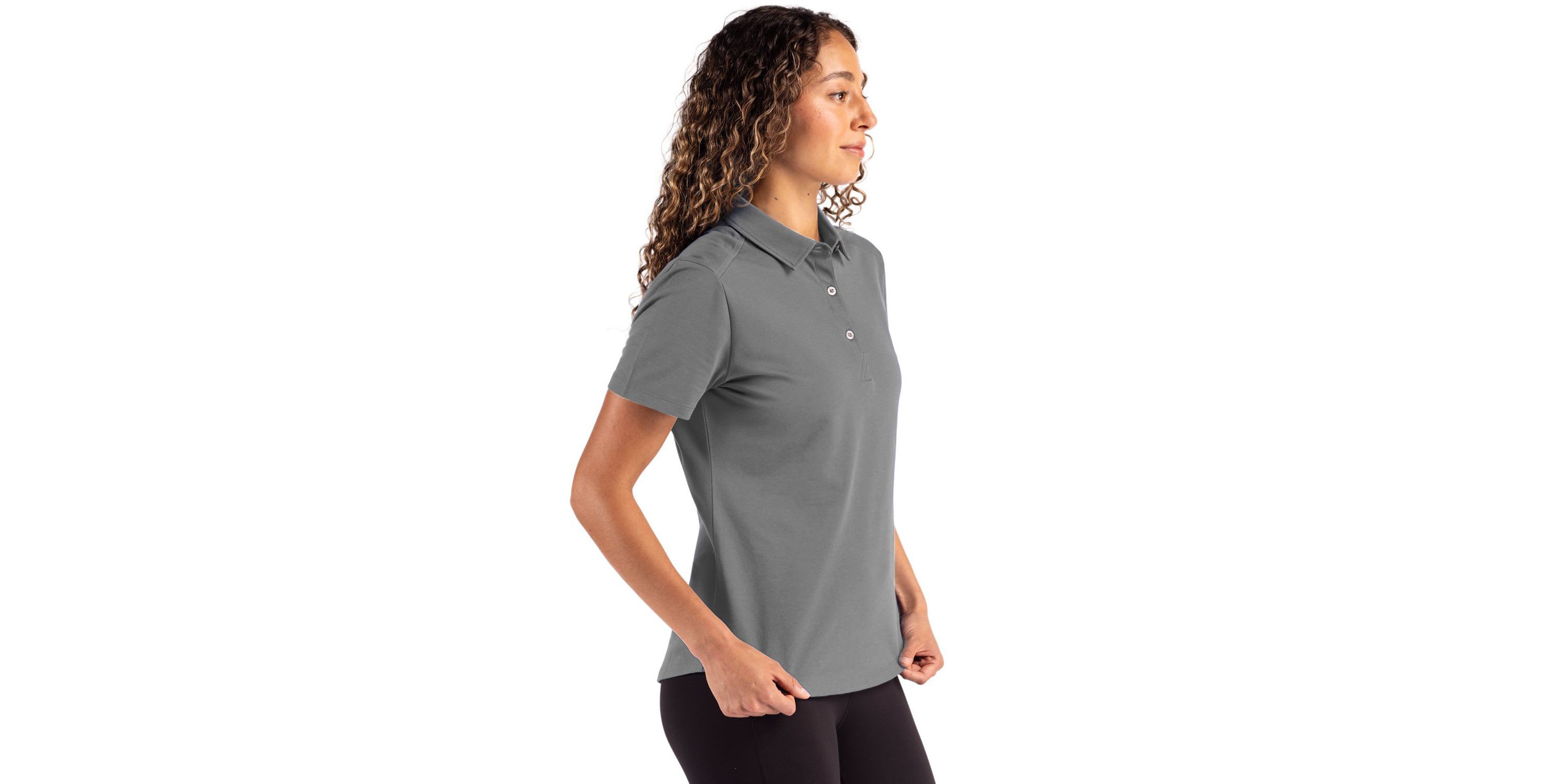 Cutter & Buck Advantage Refresh Epic Confidence Recycled Womens Tri-Blend Pique Polo