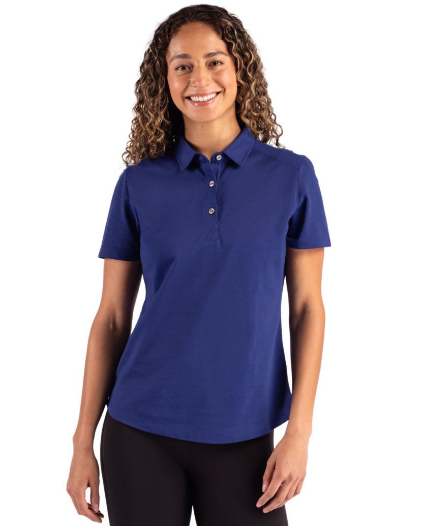 Cutter & Buck Advantage Refresh Epic Confidence Recycled Womens Tri-Blend Pique Polo
