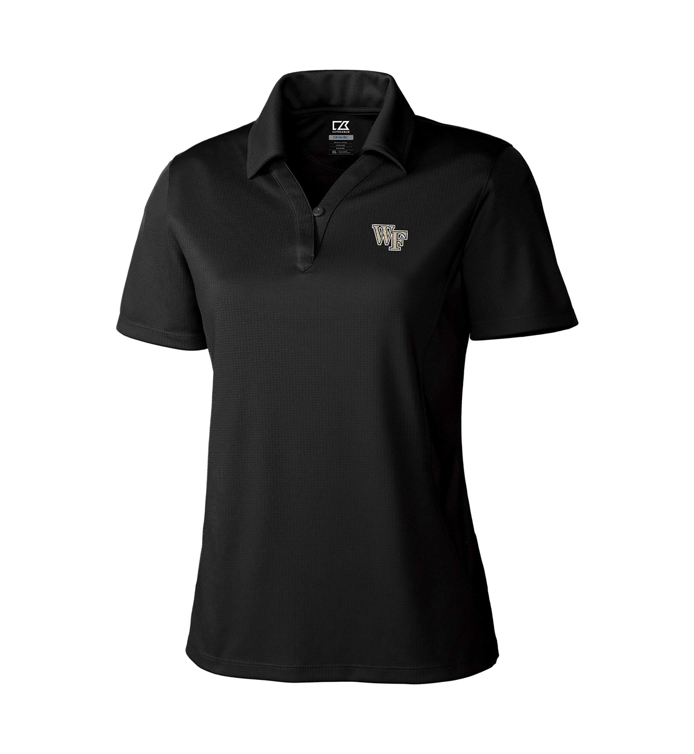 Womens NCAA Wake Forest Demon Deacons CB DryTec Genre Polo Shirt