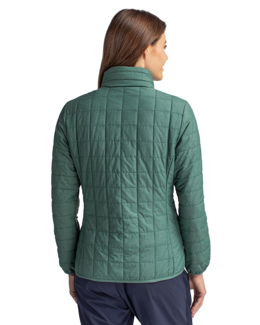 Cutter & Buck Rainier PrimaLoft®  Womens Eco Insulated Full Zip Puffer Jacket