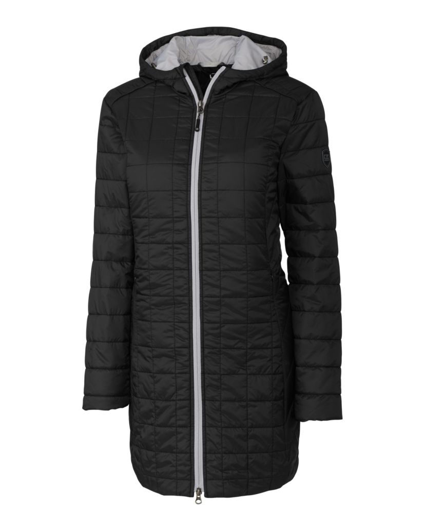 Cutter & Buck Rainier PrimaLoft®  Womens Eco Insulated Hooded Long Coat