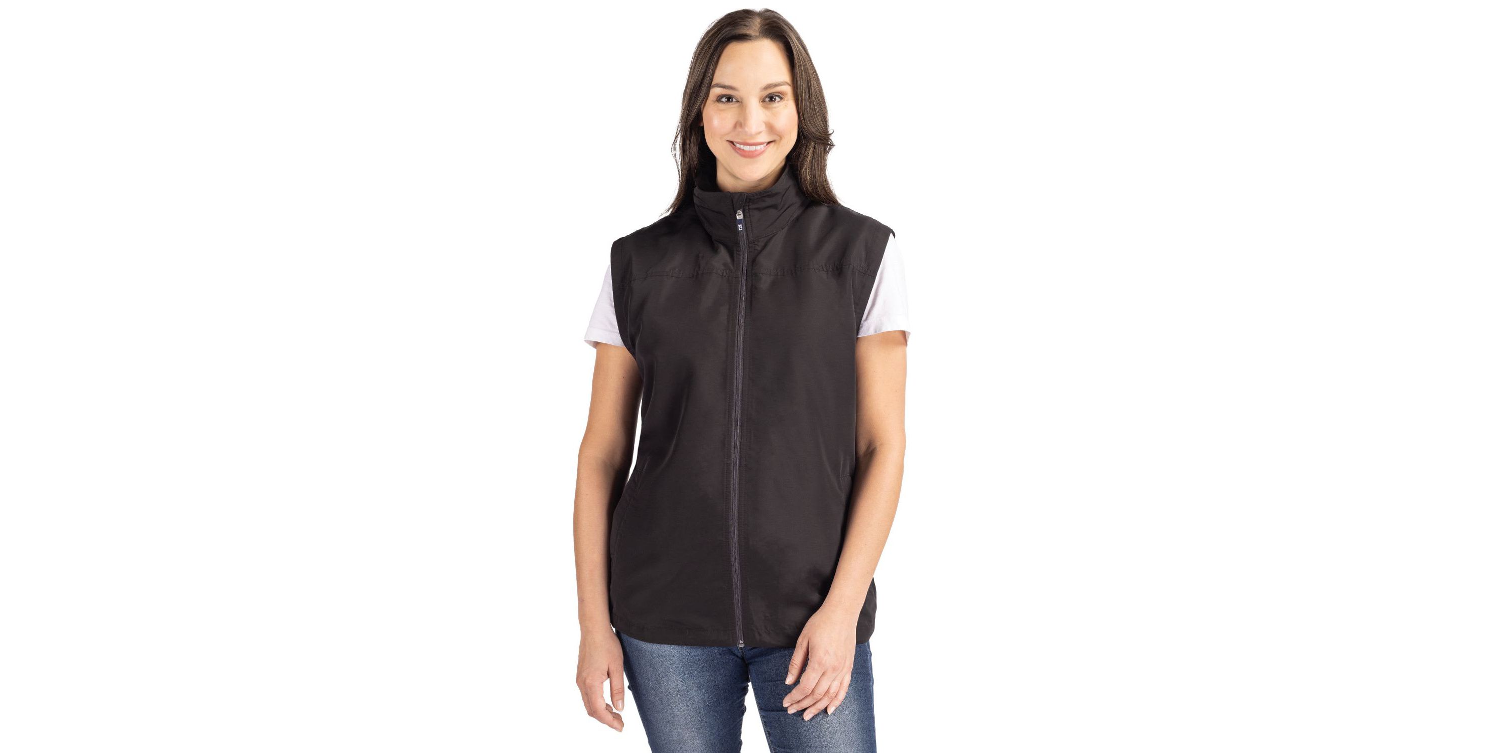 Cutter & Buck Charter Eco Full-Zip Womens Vest