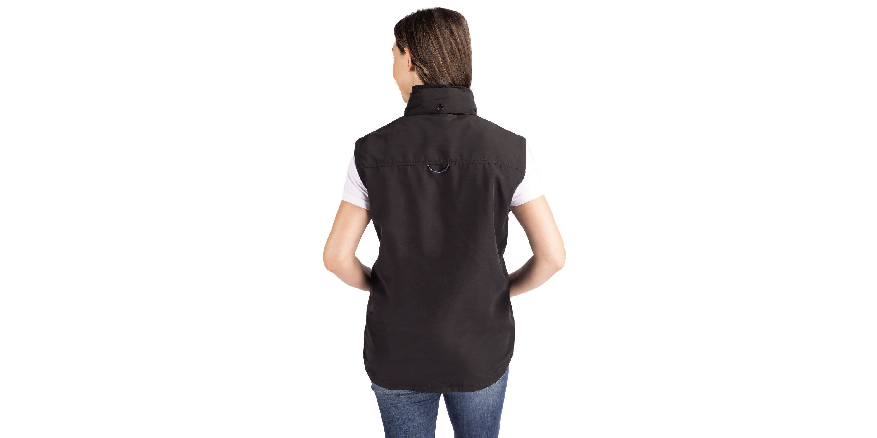 Cutter & Buck Charter Eco Full-Zip Womens Vest