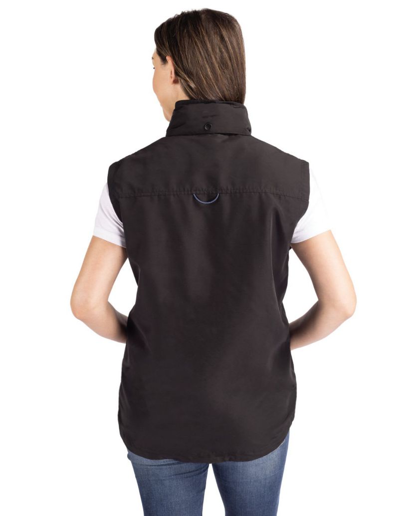 Cutter & Buck Charter Eco Full-Zip Womens Vest