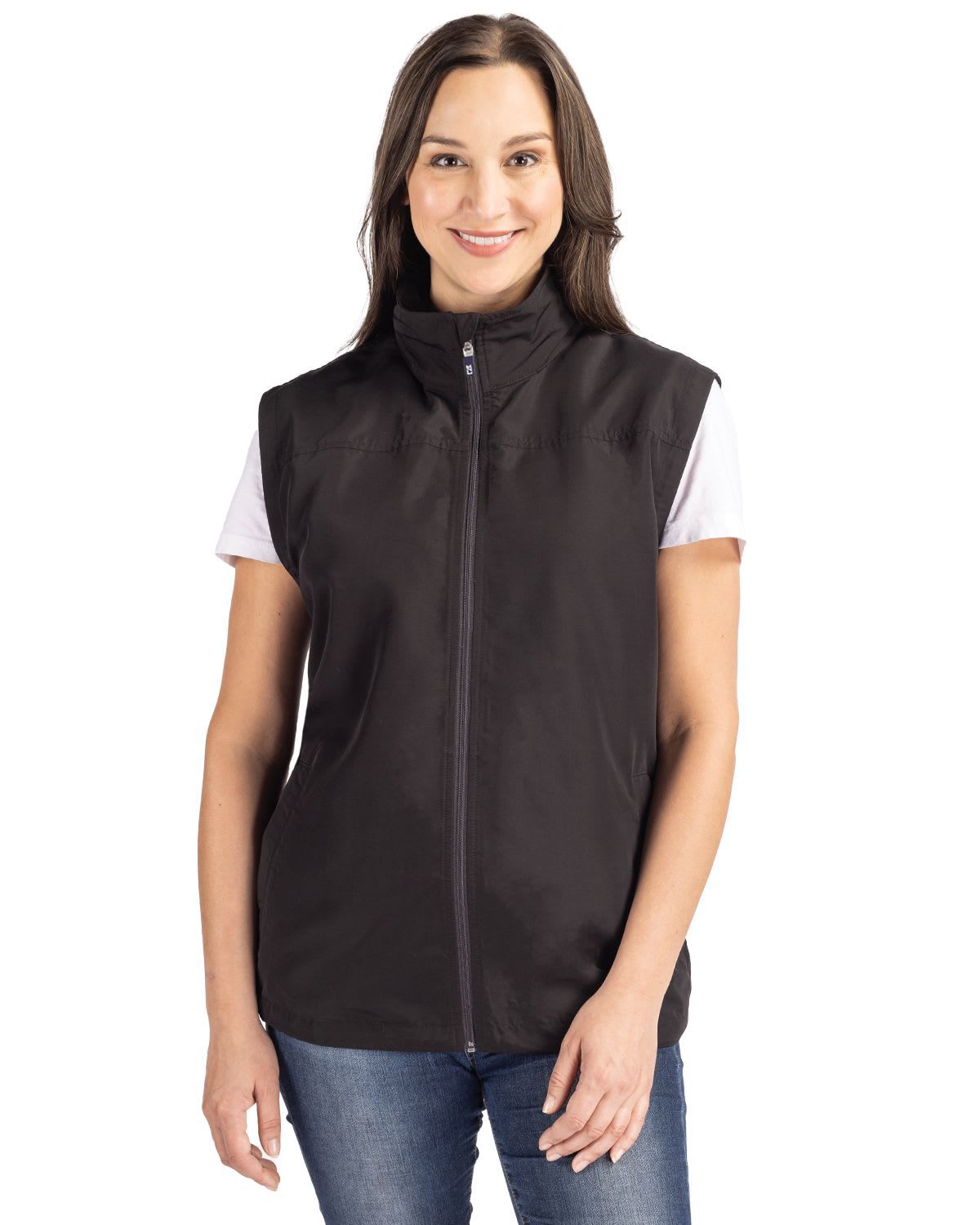 Cutter & Buck Charter Eco Full-Zip Womens Vest