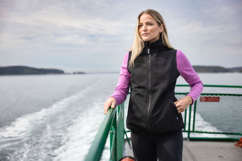 Cutter & Buck Charter Eco Full-Zip Womens Vest